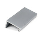 Satin Chrome 100mm Plain Edge Pull | From The Anvil - Cabinet Pulls - From The Anvil - Yester Home