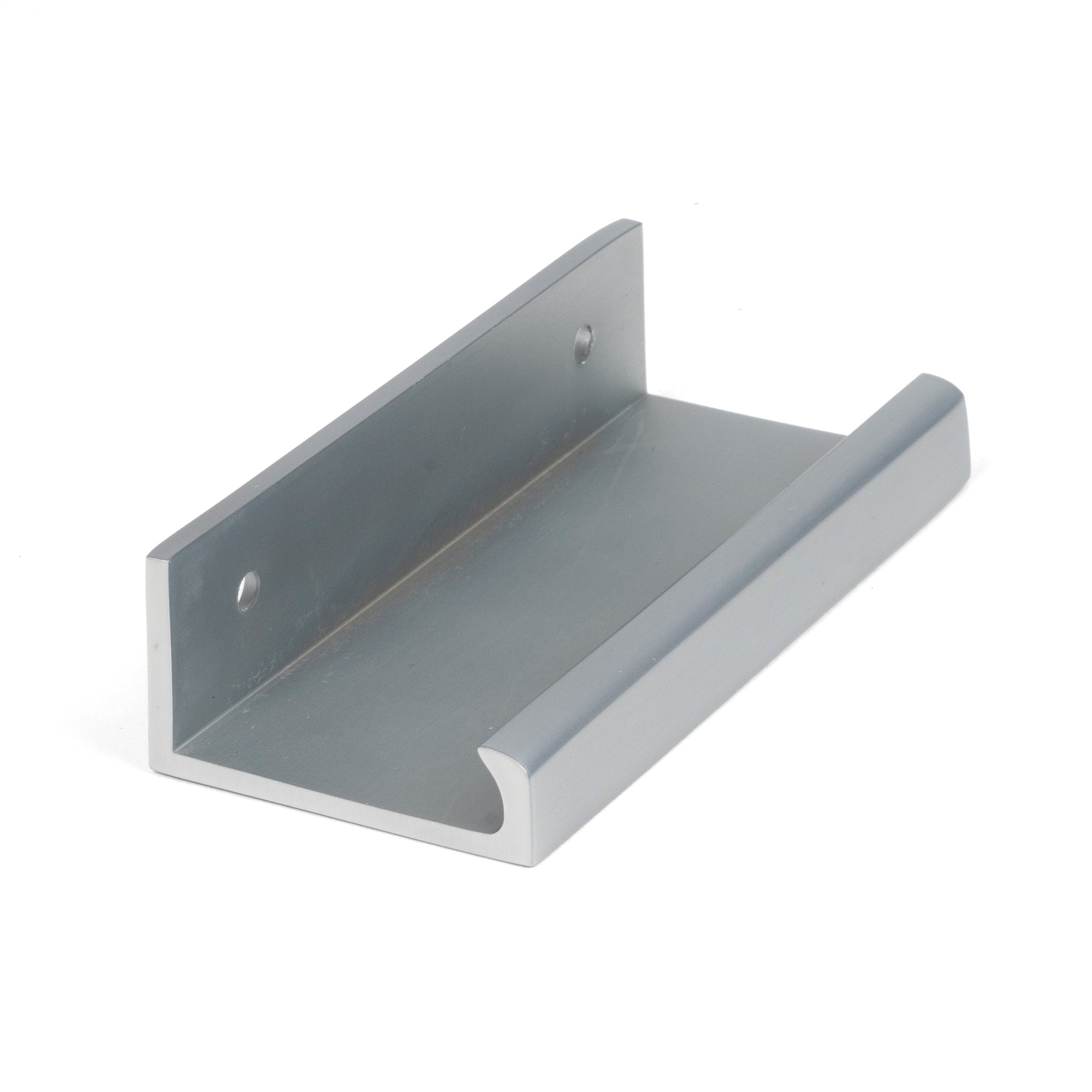 Satin Chrome 100mm Plain Edge Pull | From The Anvil - Cabinet Pulls - From The Anvil - Yester Home