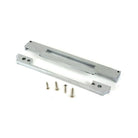 Satin Chrome ½" Rebate Kit for Euro Din Sash Lock - Euro Locks - From The Anvil - Yester Home