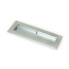 Satin Chrome 175mm Art Deco Rectangular Pull | From The Anvil-Cabinet Pulls-Yester Home