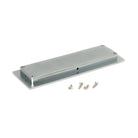 Satin Chrome 175mm Plain Rectangular Pull | From The Anvil-Cabinet Pulls-Yester Home