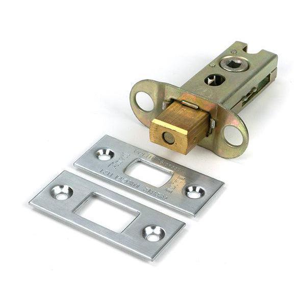 Satin Chrome 2½" Heavy Duty Tubular Deadbolt - Deadlocks & Deadbolts - From The Anvil - Yester Home