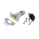 Satin Chrome 2½" Tubular Mortice Latch - Latches - From The Anvil - Yester Home