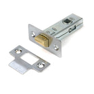 Satin Chrome 2½" Tubular Mortice Latch - Latches - From The Anvil - Yester Home
