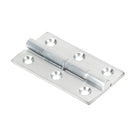 Satin Chrome 2" Butt Hinge (pair) | From The Anvil-Butt Hinges-Yester Home