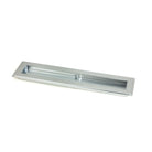 Satin Chrome 250mm Art Deco Rectangular Pull | From The Anvil - Cabinet Pulls - From The Anvil - Yester Home