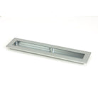 Satin Chrome 250mm Plain Rectangular Pull | From The Anvil - Cabinet Pulls - From The Anvil - Yester Home
