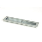 Satin Chrome 250mm Plain Rectangular Pull | From The Anvil-Cabinet Pulls-Yester Home
