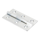 Satin Chrome 2.5" Butt Hinge (pair) | From The Anvil - Butt Hinges - From The Anvil - Yester Home