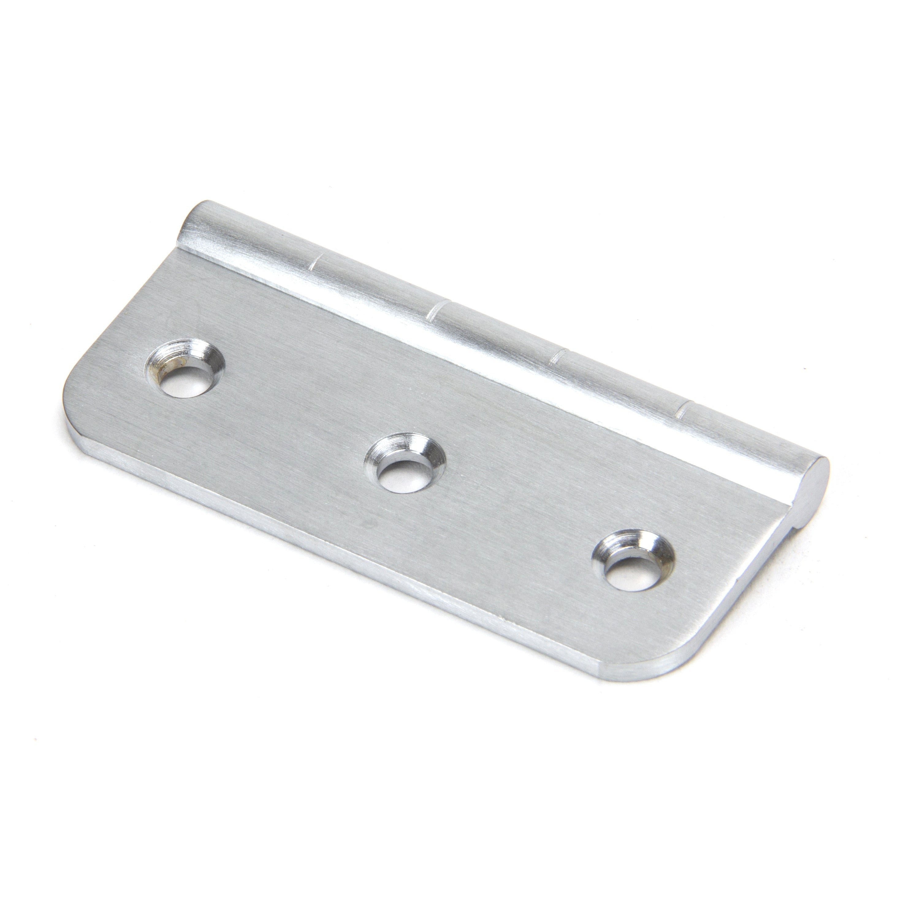 Satin Chrome 3" Dummy Butt Hinge (Single) | From The Anvil-Butt Hinges-Yester Home