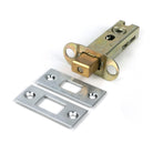Satin Chrome 3" Heavy Duty Tubular Deadbolt - Deadlocks & Deadbolts - From The Anvil - Yester Home