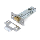 Satin Chrome 3" Tubular Mortice Latch - Latches - From The Anvil - Yester Home
