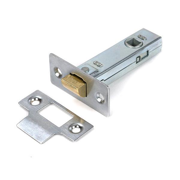 Satin Chrome 3" Tubular Mortice Latch - Latches - From The Anvil - Yester Home