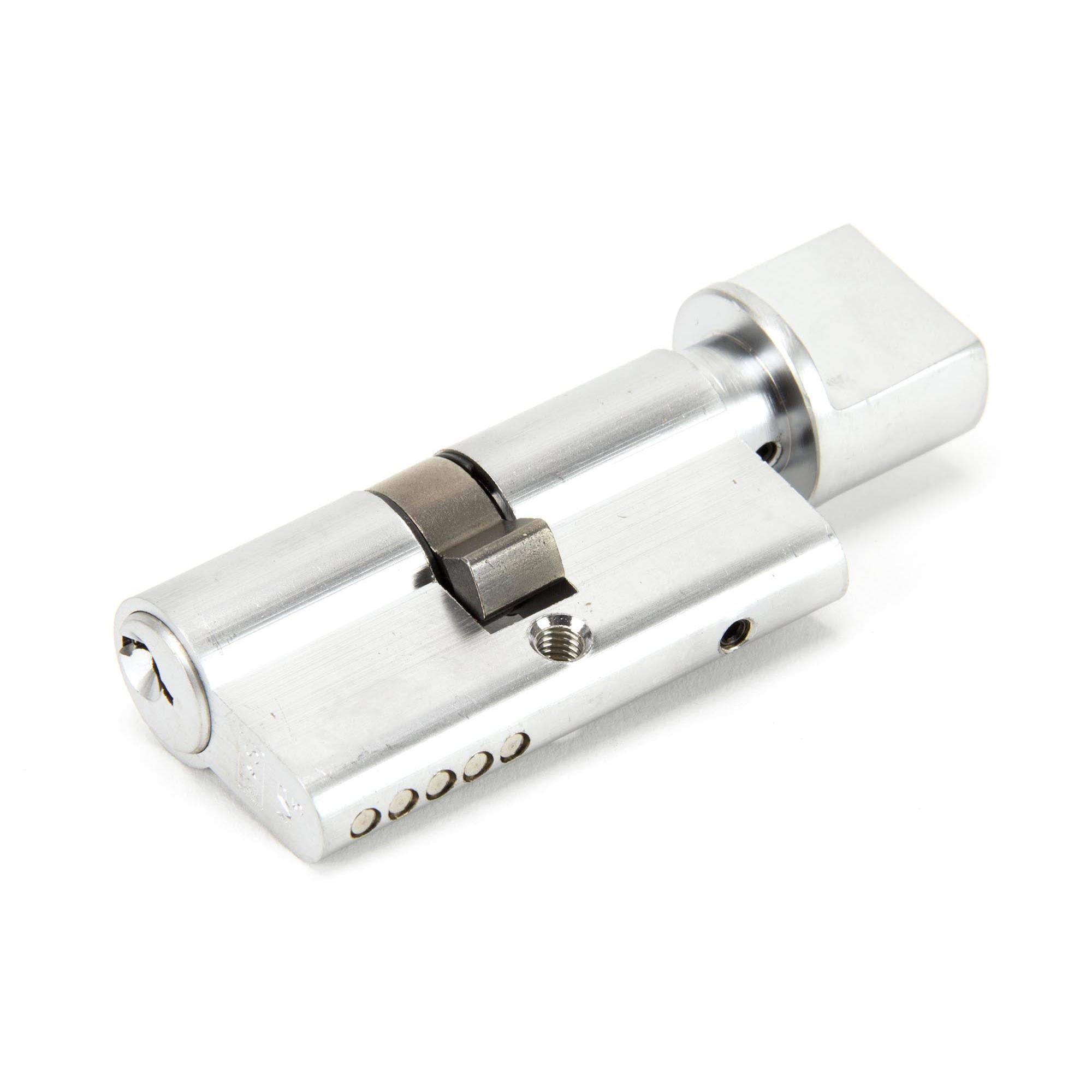 Satin Chrome 30/30 Euro Cylinder/Thumbturn | From The Anvil - Euro Cylinders - From The Anvil - Yester Home