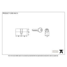 Satin Chrome 35/35 Euro Cylinder | From The Anvil-Euro Cylinders-Yester Home