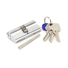 Satin Chrome 35/35 Euro Cylinder | From The Anvil - Euro Cylinders - From The Anvil - Yester Home