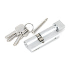 Satin Chrome 35/45T 5pin Euro Cylinder/Thumbturn | From The Anvil-Euro Cylinders-Yester Home