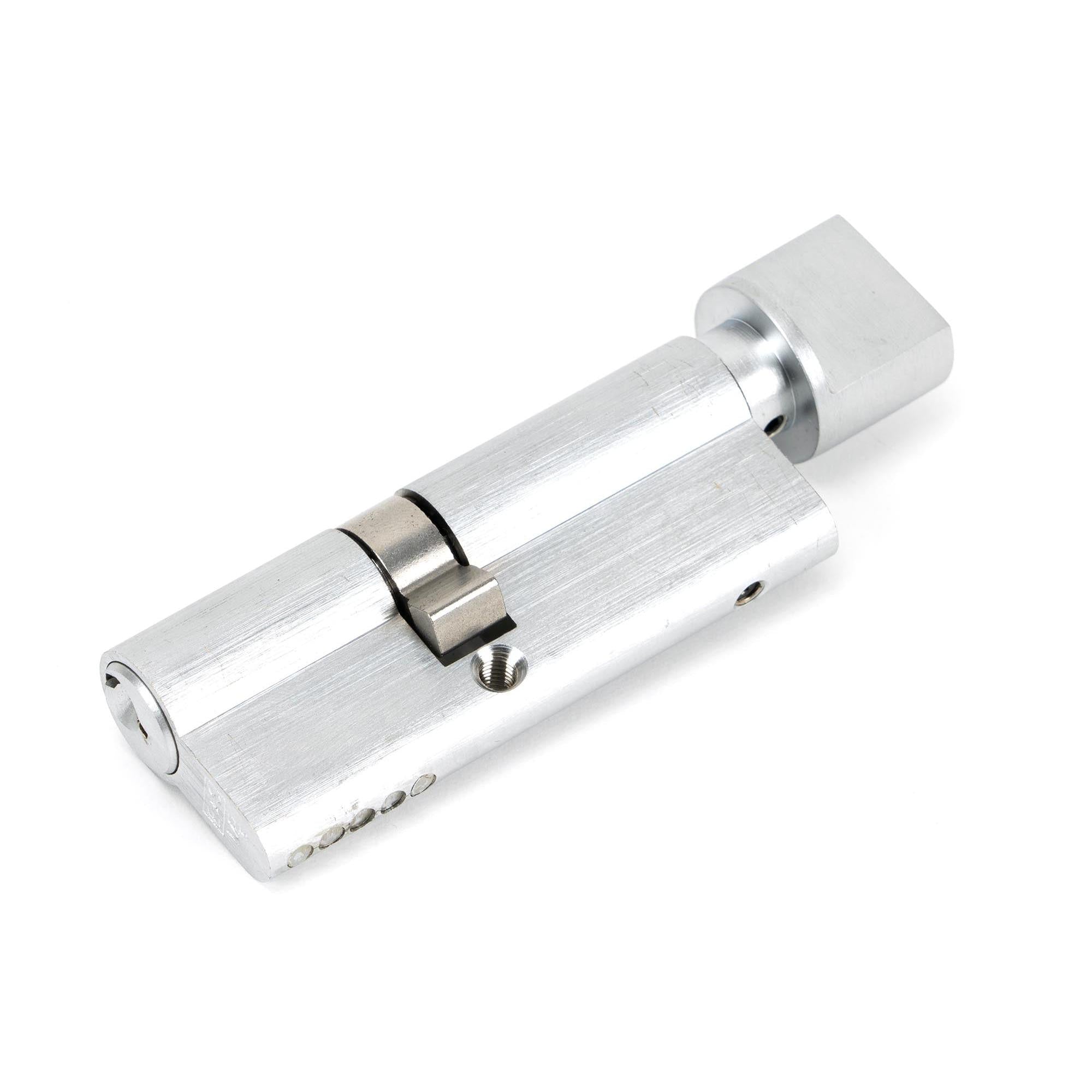 Satin Chrome 35/45T 5pin Euro Cylinder/Thumbturn | From The Anvil - Euro Cylinders - From The Anvil - Yester Home