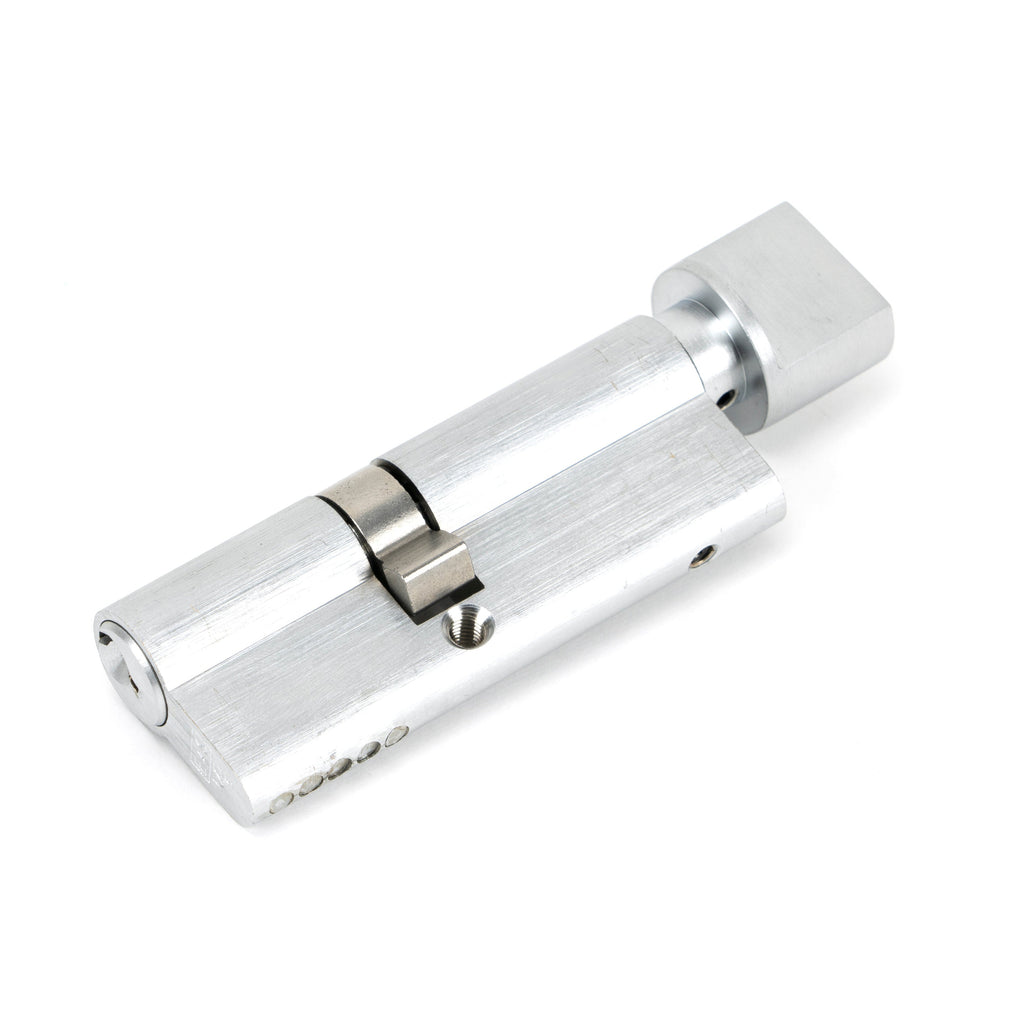 Satin Chrome 35/45T 5pin Euro Cylinder/Thumbturn | From The Anvil-Euro Cylinders-Yester Home