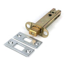 Satin Chrome 4" Heavy Duty Tubular Deadbolt - Deadlocks & Deadbolts - From The Anvil - Yester Home