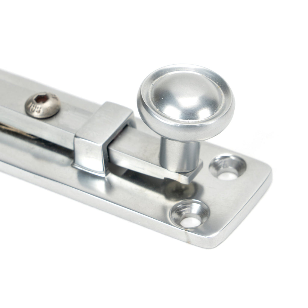Satin Chrome 4" Universal Bolt | From The Anvil-Bolts-Yester Home
