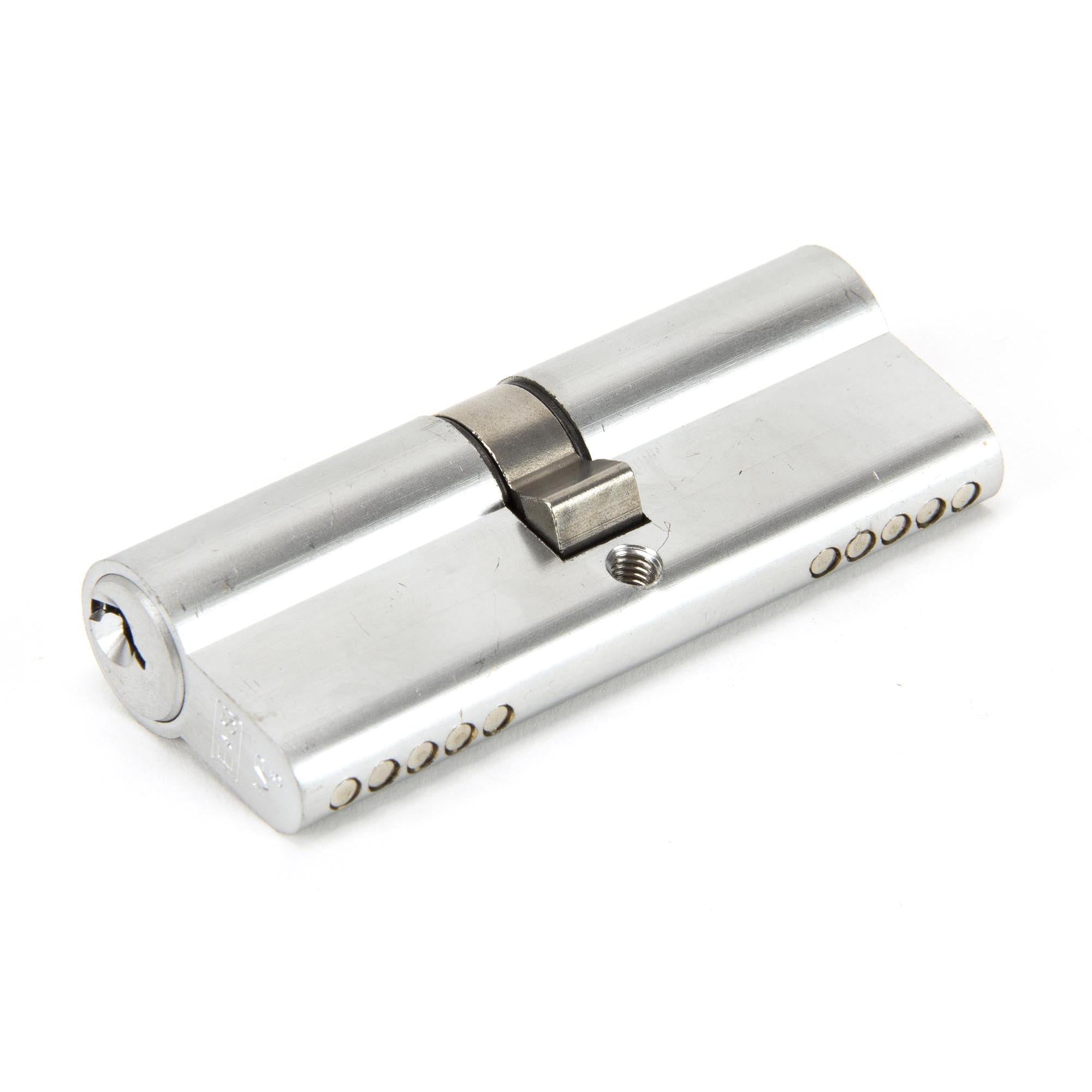 Satin Chrome 40/40 5pin Euro Cylinder KA | From The Anvil - Euro Cylinders - From The Anvil - Yester Home