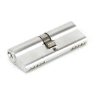 Satin Chrome 40/40 Euro Cylinder | From The Anvil-Euro Cylinders-Yester Home