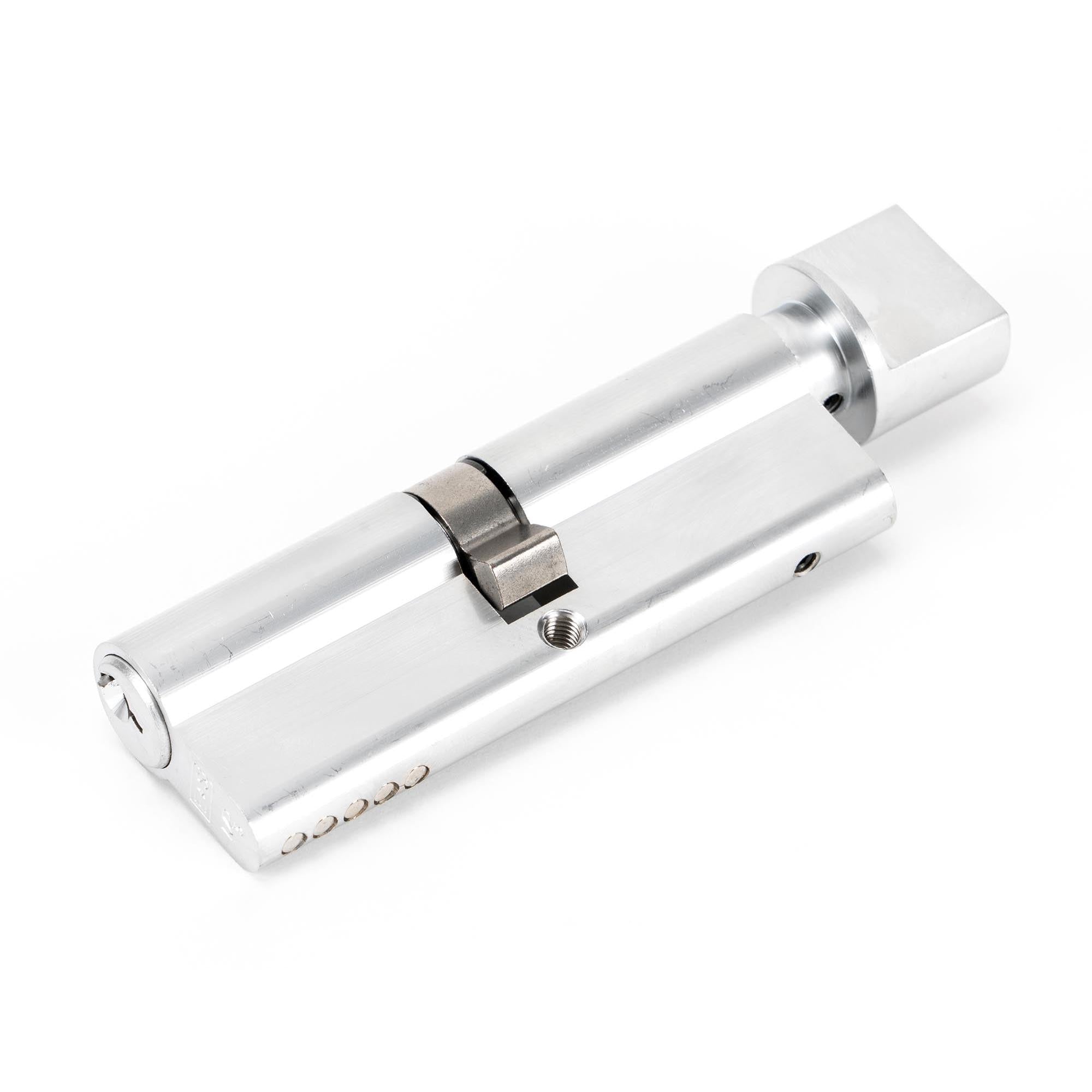 Satin Chrome 45/45 5pin Euro Cylinder/Thumbturn | From The Anvil - Euro Cylinders - From The Anvil - Yester Home