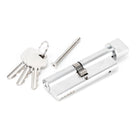 Satin Chrome 45/45 5pin Euro Cylinder/Thumbturn | From The Anvil - Euro Cylinders - From The Anvil - Yester Home