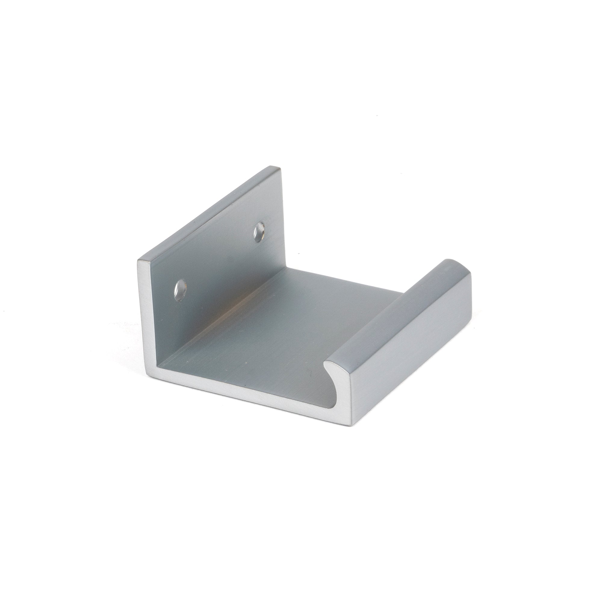 Satin Chrome 50mm Plain Edge Pull | From The Anvil - Cabinet Pulls - From The Anvil - Yester Home