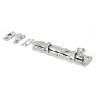 Satin Chrome 6" Universal Bolt | From The Anvil - Bolts - From The Anvil - Yester Home