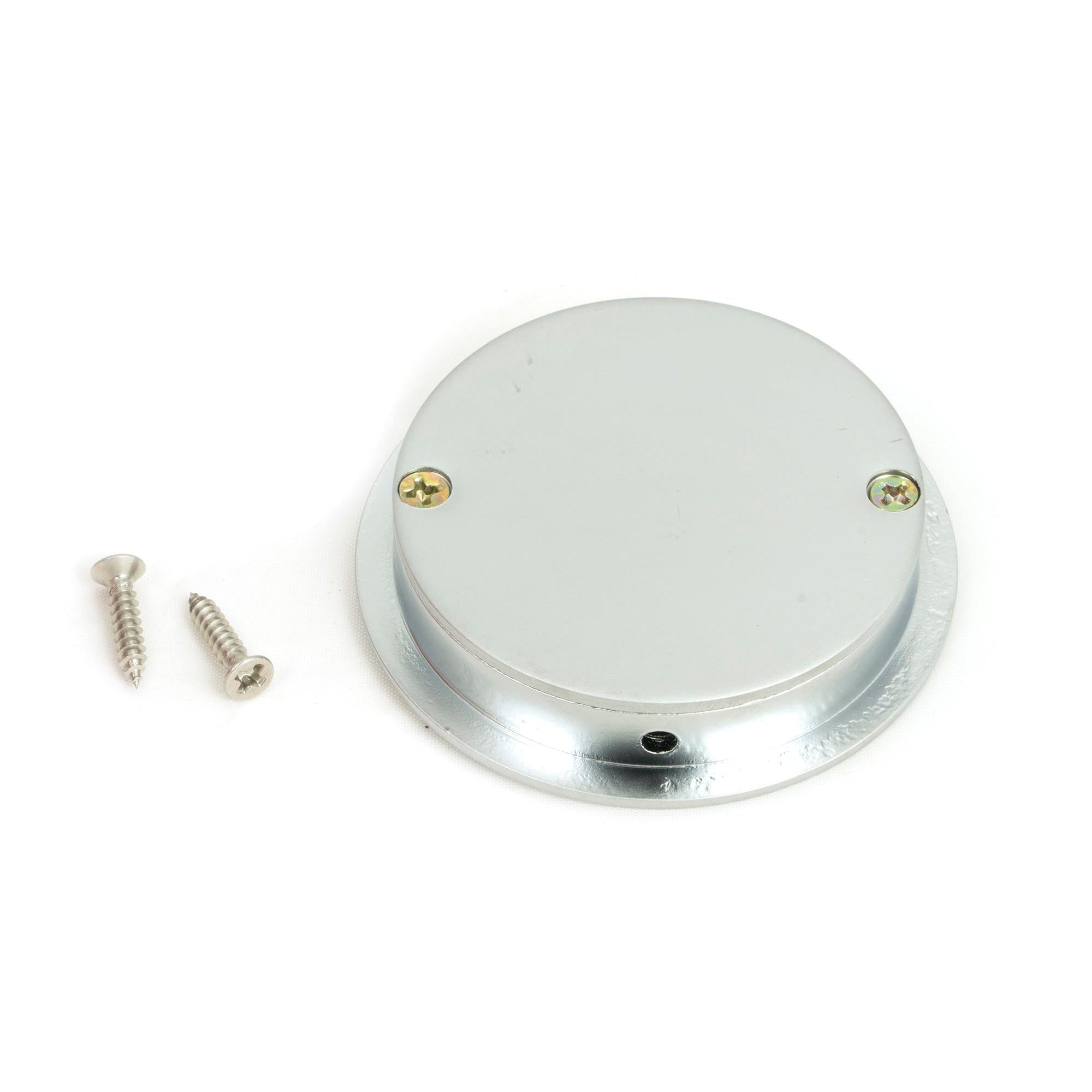 Satin Chrome 60mm Art Deco Round Pull | From The Anvil - Cabinet Pulls - From The Anvil - Yester Home