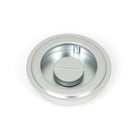 Satin Chrome 60mm Art Deco Round Pull - Privacy Set | From The Anvil-Cabinet Pulls-Yester Home