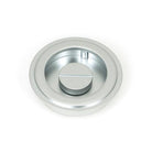Satin Chrome 60mm Art Deco Round Pull - Privacy Set | From The Anvil-Cabinet Pulls-Yester Home