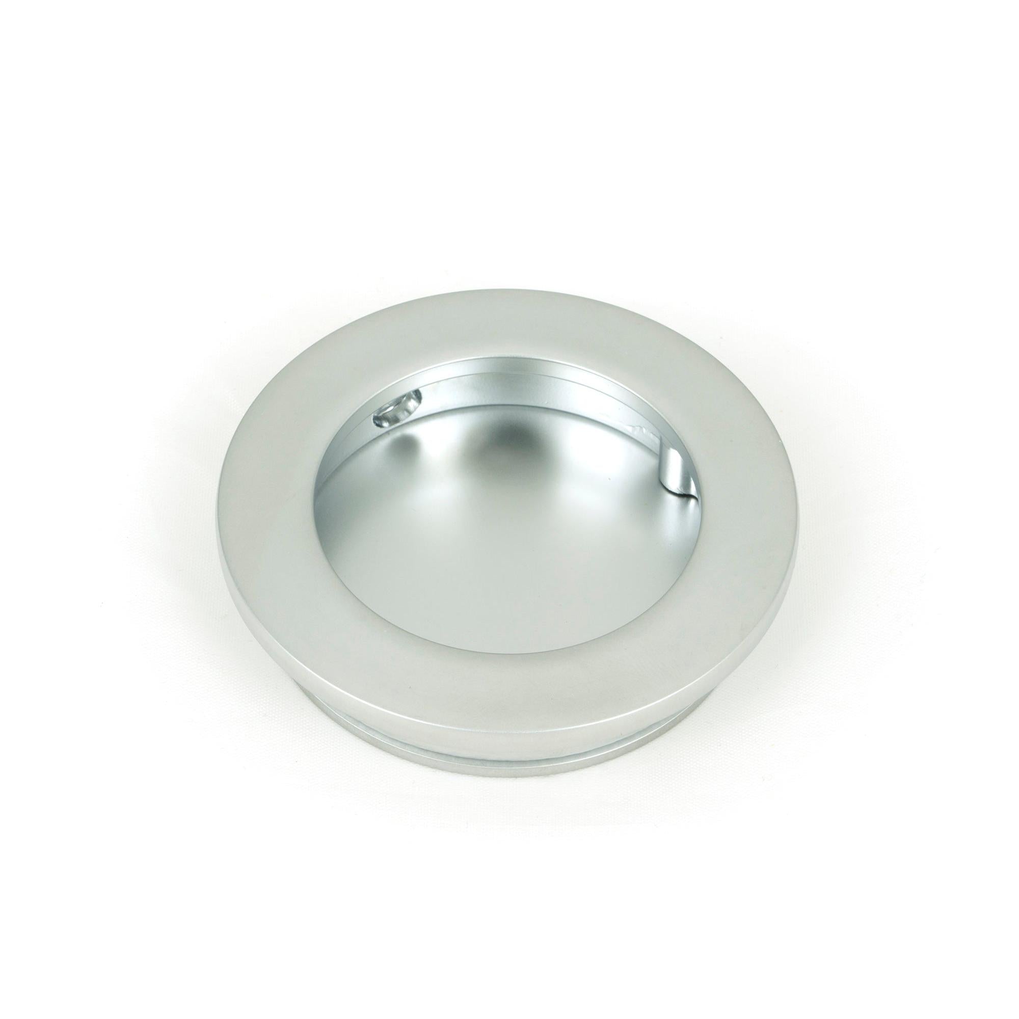 Satin Chrome 60mm Plain Round Pull | From The Anvil - Cabinet Pulls - From The Anvil - Yester Home