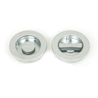 Satin Chrome 60mm Plain Round Pull - Privacy Set | From The Anvil - Cabinet Pulls - From The Anvil - Yester Home