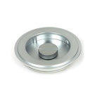 Satin Chrome 75mm Art Deco Round Pull - Privacy Set | From The Anvil-Cabinet Pulls-Yester Home