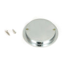 Satin Chrome 75mm Plain Round Pull | From The Anvil-Cabinet Pulls-Yester Home
