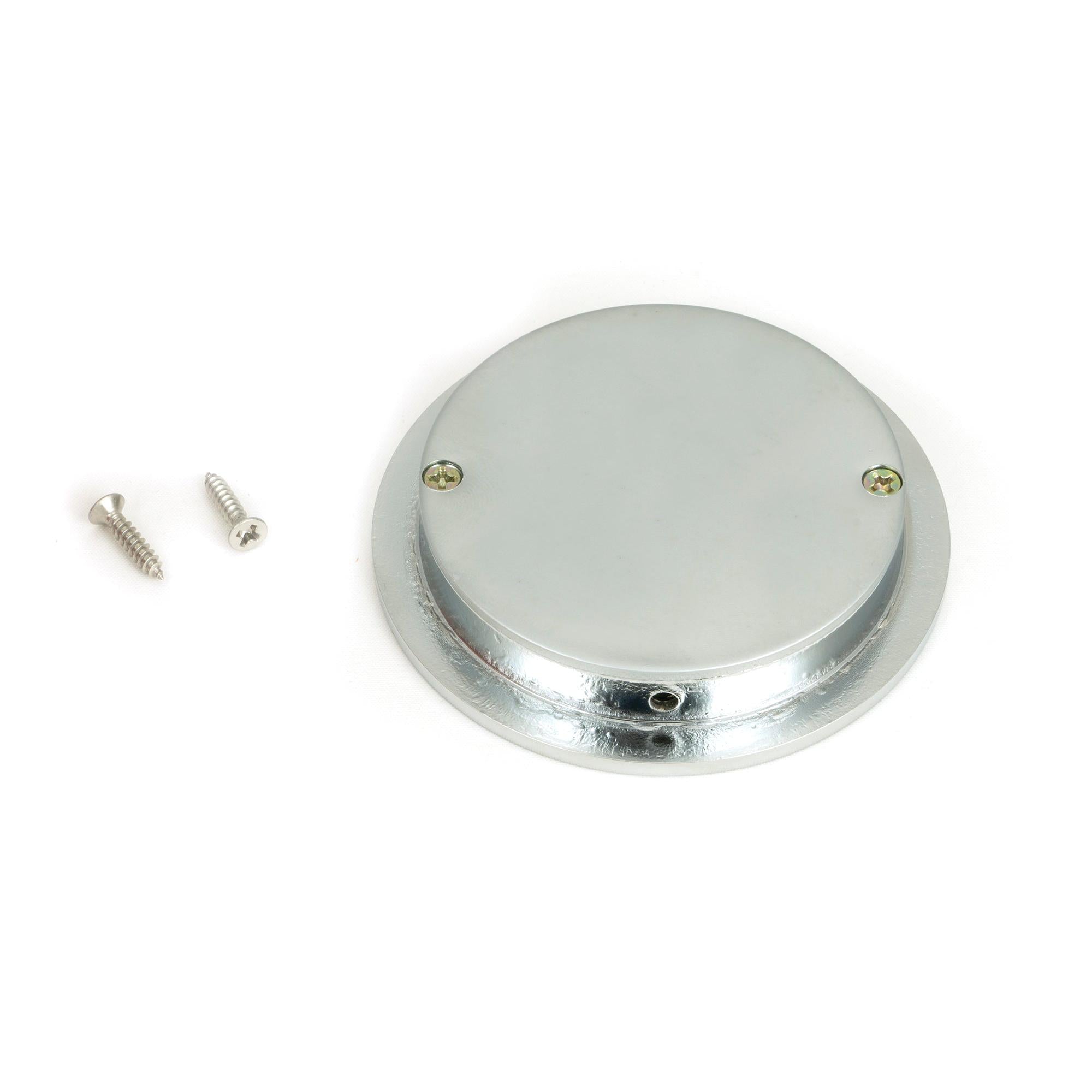 Satin Chrome 75mm Plain Round Pull | From The Anvil - Cabinet Pulls - From The Anvil - Yester Home