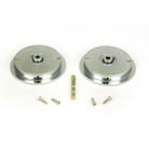 Satin Chrome 75mm Plain Round Pull - Privacy Set | From The Anvil - Cabinet Pulls - From The Anvil - Yester Home