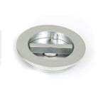Satin Chrome 75mm Plain Round Pull - Privacy Set | From The Anvil-Cabinet Pulls-Yester Home