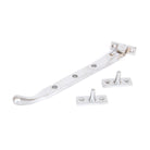 Satin Chrome 8" Peardrop Stay | From The Anvil-Stays-Yester Home