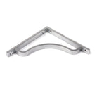Satin Chrome Abingdon Shelf Bracket (150mm x 150mm) | From The Anvil - Shelf Brackets - From The Anvil - Yester Home