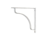 Satin Chrome Abingdon Shelf Bracket (200mm x 200mm) | From The Anvil-Shelf Brackets-Yester Home