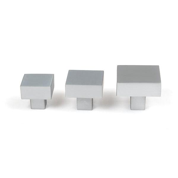 Satin Chrome Albers Cabinet Knob - 30mm | From The Anvil-Cabinet Knobs-Yester Home