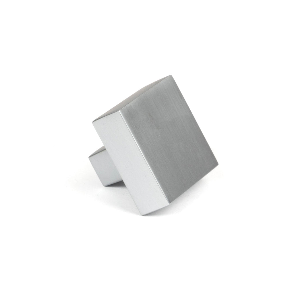 Satin Chrome Albers Cabinet Knob - 35mm | From The Anvil