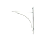 Satin Chrome Apperley Shelf Bracket (314mm x 250mm) | From The Anvil-Shelf Brackets-Yester Home