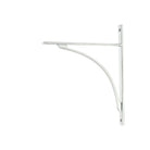 Satin Chrome Apperley Shelf Bracket (314mm x 250mm) | From The Anvil - Shelf Brackets - From The Anvil - Yester Home