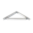 Satin Chrome Barton Shelf Bracket (150mm x 150mm) | From The Anvil-Shelf Brackets-Yester Home