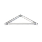 Satin Chrome Barton Shelf Bracket (200mm x 200mm) | From The Anvil - Shelf Brackets - From The Anvil - Yester Home